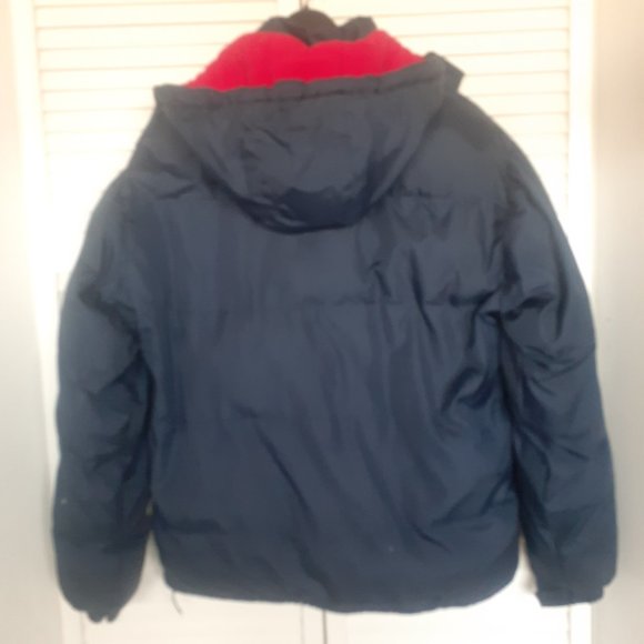 US Polo Assn. Navy/Red Full Zip Hooded Jacket Men Size Med. - Picture 3 of 10
